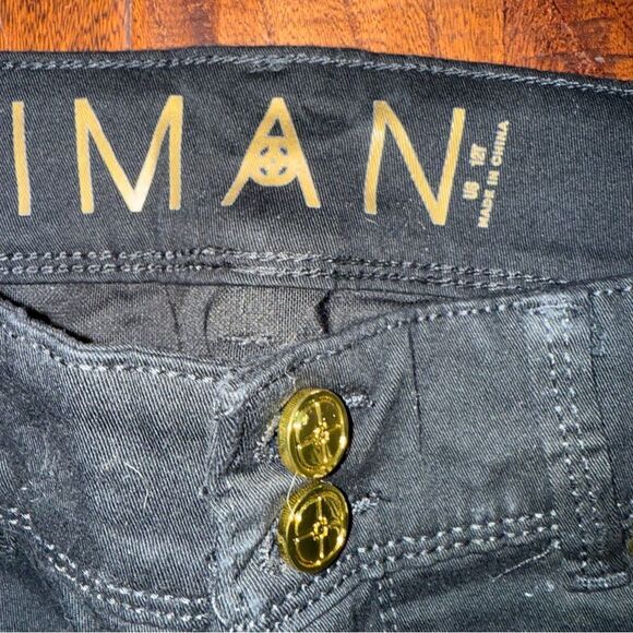 Inman Black Skinny Jeans Stretchy Denim Tapered Fit 12T 360 slimming technology - Picture 4 of 5